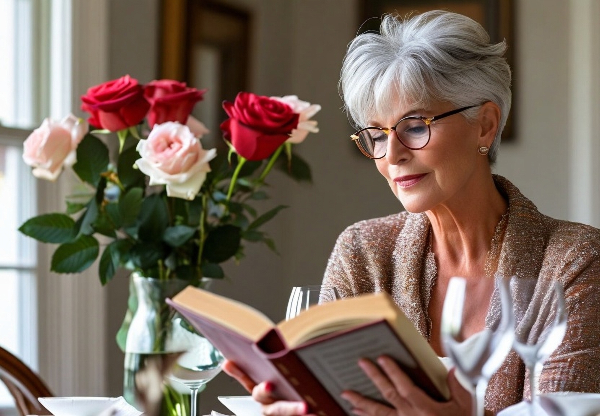 Woman reading